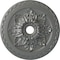 Ekena Millwork Bordeaux Deluxe Ceiling Medallion (Fits Canopies up to 4"), 23 5/8"OD x 3"ID x 2"P, Silver CM23BOSLS - alternate 1
